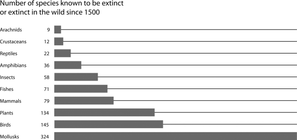 How is the current mass extinction,shown in the figure below,similar to past mass extinctions? What is the cause of the current mass extinction?   