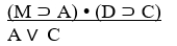 D ∨ M   A)  HS-valid. B)  Invalid. C)  DD-valid. D)  MP-valid. E)  CD-valid.