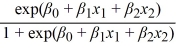 A bank manager is interested in assigning a rating to the holders of credit cards issued by her bank. The rating is based on the probability of defaulting on credit cards and is as follows.   To estimate this probability, she decided to use the logit model, P =   , where y = a binary response variable which is 1 if the credit card is in default and 0 otherwise x<sub>1</sub> = the ratio of the credit card balance to the credit card limit (in %) x<sub>2</sub> = the ratio of the total debt to the annual income (in %) The following output is obtained.   Note: The p-values of the corresponding tests are shown in parentheses below the estimated coefficients. (Using Excel or R) Suppose that only applicants with excellent and good ratings are qualified for a loan. Assume that the balance ratio, x<sub>1</sub>, of those who apply is normally distributed with μ<sub>1</sub> = 18% and σ<sub>2</sub> = 6%, while their debt ratio, x<sub>2</sub>, is normally distributed with μ<sub>2</sub> = 30% and σ<sub>2</sub> = 8%. Assume also that x<sub>1</sub> and x<sub>2</sub> are independent. Simulate 1,000 applications to estimate the percent of those that are qualified for a loan. 
