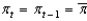 In the short-run model, the steady state is characterized by    and    .