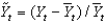 Defining   as current output, and   As potential output, how can the equation   Be best defined? A)  the percentage deviation of current output from potential output B)  the difference between current output and potential output C)  the percentage deviation of potential output from current output D)  the deviation of current output from potential output E)  the difference between potential output and current output