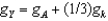 In the combined Solow-Romer model, the growth rate of total output, using the standard production function, is given as: A)    . B)    . C)    . D)    . E)    .