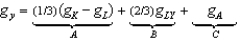 In the growth accounting equation,     , B represents ________, while C is called ________. A)  labor composition; capital accumulation B)  the contribution from capital; the (Solow)  residual C)  labor composition; the (Solow)  residual D)  educational attainment; labor composition E)  None of these answers is correct. 