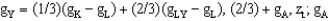 In the growth accounting equation    represents the growth rate of labor composition.