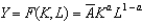 <strong>The equation is an example of:</strong> A) a consumption function. B) a utility function. C) a production function. D) the production possibilities frontier. E) a growth model.