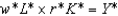 <strong>Suppose the payments to capital and labor are (w*L*)/Y* = 2/3 and (r*K*)/Y*= 1/3, respectively. One implication of this result is:</strong> A) . B) . C) . D) . E) .