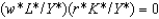 <strong>Suppose the payments to capital and labor are (w*L*)/Y* = 2/3 and (r*K*)/Y*= 1/3, respectively. One implication of this result is:</strong> A) . B) . C) . D) . E) .