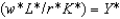 <strong>Suppose the payments to capital and labor are (w*L*)/Y* = 2/3 and (r*K*)/Y* = 2/3, respectively. One implication of this result is:</strong> A) . B) . C) . D) . E) .