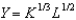 State whether the following production functions exhibit increasing, constant, or decreasing returns to scale in K and L. (a)    (b)    (c)  