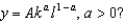 Suppose k, l, and A grow at constant rates given by   and   What is the growth rate of y if   A)    B)    C)    D)    E)   