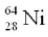 When a nucleus of the copper isotope   emits a positron, it becomes A)    B)    C)   D)  