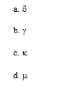Which of the following is NOT a heavy chain isotype?