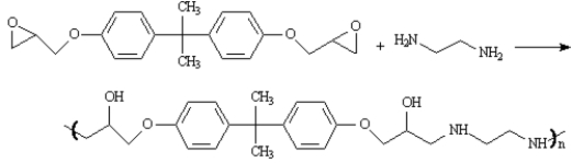 Exhibit 31-3 Classify each polymer below as step-growth or chain-growth.20.   ANSWER: chain-growth POINTS: 1 21.   ANSWER: chain-growth POINTS: 1 22.   ANSWER: step-growth POINTS: 1 23.   ANSWER: step-growth POINTS: 1 Exhibit 31-4 Draw the structure of the polymers obtained from the following reactions. 24.   ANSWER:   POINTS: 1 25.   ANSWER:   POINTS: 1 26.   ANSWER:   POINTS: 1 27.   ANSWER:   POINTS: 1 28.   ANSWER:   POINTS: 1 -Monomer A is copolymerized with Monomer B and is found to have the following structure:   The type of copolymer formed is: A)  a random copolymer B)  an alternating copolymer C)  a block copolymer D)  a graft copolymer