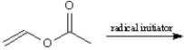 Exhibit 31-3 Classify each polymer below as step-growth or chain-growth.20.   ANSWER: chain-growth POINTS: 1 21.   ANSWER: chain-growth POINTS: 1 22.   ANSWER: step-growth POINTS: 1 23.   ANSWER: step-growth POINTS: 1 Exhibit 31-4 Draw the structure of the polymers obtained from the following reactions. 24.   ANSWER:   POINTS: 1 25.   ANSWER:   POINTS: 1 26.   ANSWER:   POINTS: 1 27.   ANSWER:   POINTS: 1 28.   ANSWER:   POINTS: 1 -Monomer A is copolymerized with Monomer B and is found to have the following structure:   The type of copolymer formed is: A)  a random copolymer B)  an alternating copolymer C)  a block copolymer D)  a graft copolymer