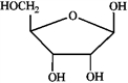 Which of the following is 2-deoxy-D-ribose? A   B   C   D   ​ A)  A B)  B C)  C D)  D