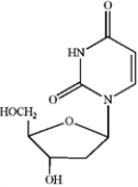 Which of the following is uridine? A   B   C   D   ​ A)  A B)  B C)  C D)  D