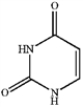 Which of the following is uridine? A   B   C   D   ​ A)  A B)  B C)  C D)  D