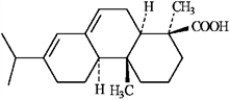 Indicate by asterisks the stereogenic centers present in each of the indicated terpenes in the following question(s). -Place asterisks: abietic acid  