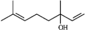 Indicate by asterisks the stereogenic centers present in each of the indicated terpenes in the following question(s). -Place asterisks: linalool  