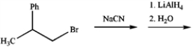 Predict the major organic product obtained from the following sequence of reactions.  