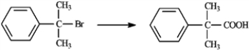 Carboxylic acids are synthesized from alkyl halides via Grignard reagent carboxylation or nitrile hydrolysis. Choose the best method for affecting each of the following conversions. Explain each of your choices. If neither method is appropriate, explain. -Choose best method:  