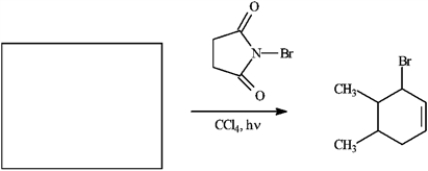 For each question, provide structures for the reactants, intermediates, or products, as indicated. Draw the structures in the boxes provided. -Draw:  
