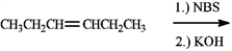 For each question, provide structures for the reactants, intermediates, or products, as indicated. Draw the structures in the boxes provided. -Draw the structure of the product of the following reaction.  