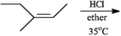 Predict the major organic product(s) in the reaction below. If more than one major organic product is expected, draw each one. Explain the significance of  35°C  and  ether  shown in the reaction.  