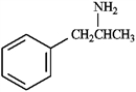Identify the functional groups present in each compound below, and predict the direction of polarity in each. -Identify and predict: amphetamine  