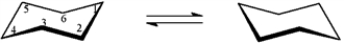 D-Pinitol is an interesting hexahydroxycyclohexane, whose structure is shown below.   On the templates provided, draw the two chair conformations that are in equilibrium for D-pinitol. Circle the most stable conformation.  