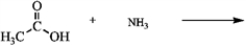 Complete this acid-base reaction, and label the acid, base, conjugate base, and conjugate acid.  