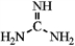Guanidine is a fairly strong amine base that is attached to the amino acid arginine. Draw three resonance forms for the conjugate acid of guanidine.   guanidine