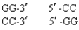 <strong>Identify the products when Smal cleaves the following DNA sequence. </strong> A) B) C) D)