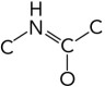 Which represents the correct arrangement of bonding in a peptide bond? A)    B)    C)    D)   