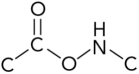 Which represents the correct arrangement of bonding in a peptide bond? A)    B)    C)    D)   