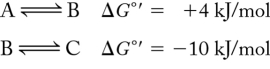 Calculate the net   for the following series of reactions:   A)  14 kJ/mol B)  -6 kJ/mol C)  6 kJ/mol D)  0 kJ/mol