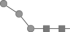 <strong>The glycan fragment shown below on the right has been cleaved by glycosylase enzymes,and HPLC analysis has produced the peaks 1 to 6.Which of the following fragments corresponds to peak 6? </strong> A) B) C) D)