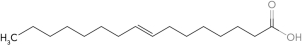 Using common nomenclature,name the following fatty acid.   A)  trans 18:1 (  <sup>10</sup>)  B)  cis 18:1 (  <sup>10</sup>)  C)  trans 18:1 (  <sup>8</sup>)  D)  cis 18:1 (  <sup>8</sup>) 