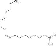 <strong>Identify the -6 fatty acid.</strong> A) B) C) D)