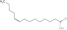 Using common nomenclature,name the following fatty acid structures. a. b. c.