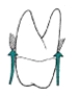 Which illustration depicts an overcontoured restoration? A)    B)    C)   