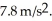 <strong>At a given point above Earth's surface,the free-fall acceleration is equal to   What is the altitude of this point above Earth's surface? (G = 6.67 × 10<sup>-11</sup> N ∙ m<sup>2</sup>/kg<sup>2</sup>,M<sub>earth</sub> = 5.97 × 10<sup>24</sup> kg,R<sub>earth</sub> = 6.38 × 10<sup>6</sup> m)</strong> A)770 km B)970 km C)1500 km D)2000 km E)2400 km <div style=padding-top: 35px> 