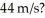 <strong>How much kinetic energy does a 0.30-kg stone have if it is thrown at </strong> A)290 J B)580 J C)440 J D)510 J