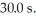 <strong>A leaky faucet drips 40 times in   What is the frequency of the dripping?</strong> A)1.3 Hz B)0.75 Hz C)1.6 Hz D)0.63 Hz <div style=padding-top: 35px> 