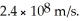 A spacecraft is measured by a scientist on the ground to have a length of 81 m as it flies overhead with a speed   The spacecraft then lands and its length is again measured by the scientist at rest on the ground.What result does he now get for the length of the spacecraft? (c = 3.0 × 10<sup>8</sup> m/s)<div style=padding-top: 35px> 