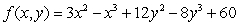 Locate and classify any critical points.   A)  (0, 1, 62) , relative minimum point (2, 0, 66) , relative maximum point (0, 1, 61) , is a saddle point, (1, 0, 64) , saddle point B)  (0, 0, 60) , relative minimum point (2, 1, 68) , relative maximum point (0, 1, 64) , is a saddle point, (2, 0, 64) , saddle point C)  (1, 0, 60) , relative minimum point (0, 1, 68) , relative maximum point (0, 1, 64) , is a saddle point, (1, 0, 64) , saddle point D)  (0, 1, 60) , relative minimum point (1, 1, 64) , relative maximum point (0, 1, 62) , is a saddle point, (2, 0, 64) , saddle point E)  (1, 0, 60) , relative minimum point (2, 1, 68) , relative maximum point (0, 1, 61) , is a saddle point, (0, 0, 64) , saddle point