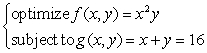 Identify the optimal point as either a maximum point or a minimum point.   A)  (0, 16, 16)  constrained minimum (5) 333, 10.667, 606.815)  constrained maximum B)  (0, 16, 0)  constrained minimum (606.815, 5.333, 10.667)  constrained maximum C)  (16, 16, 0)  constrained minimum (10) 667, 606.815, 5.333)  constrained maximum D)  (0, 16, 0)  constrained minimum (10) 667, 5.333, 606.815)  constrained maximum E)  (0, 10, 0)  constrained minimum (10) 667, 606.815, 5.333)  constrained maximum