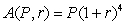 The value   of an investment of P dollars after 4 years in an account with annual percentage yield 100r% is given by the function   dollars. Find and interpret   A)    shows how the value of a $10,000 investment changes as the yield rate, 100r%, changes. B)    is the cross-sectional model representing the value of $10,000 invested 4 years, as a function of the annual percentage yield, 100r%. C)    represents how much money a $10,000 investment earned after 4 years at an annual percentage yield rate of 100r%. D)    shows how the value of a $10,000 investment changes as the yield rate, 100r%, changes. E)    represents how much money a $10,000 investment earned after 4 years at an annual percentage yield rate of 100r%.