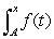 Consider the graph of f(t) .   What does the graph of the accumulation function   look like? A)    B)    C)    D)    E)   