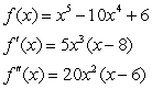 A function and its first and second derivatives are given. Use these to find all critical values.   A)    B)    C)    D)    E)   